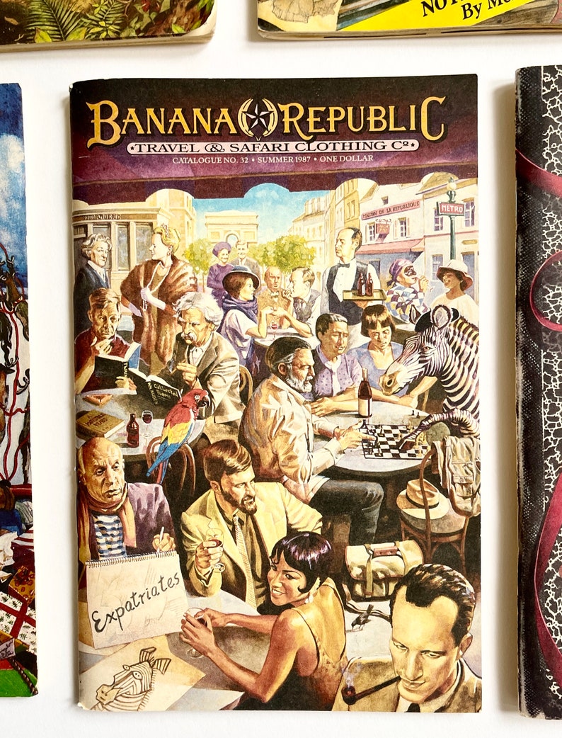 80s Banana Republic Catalog Vintage 1985 1986 1987 1988 Collectible Clothing Catalog Advertisment image 6