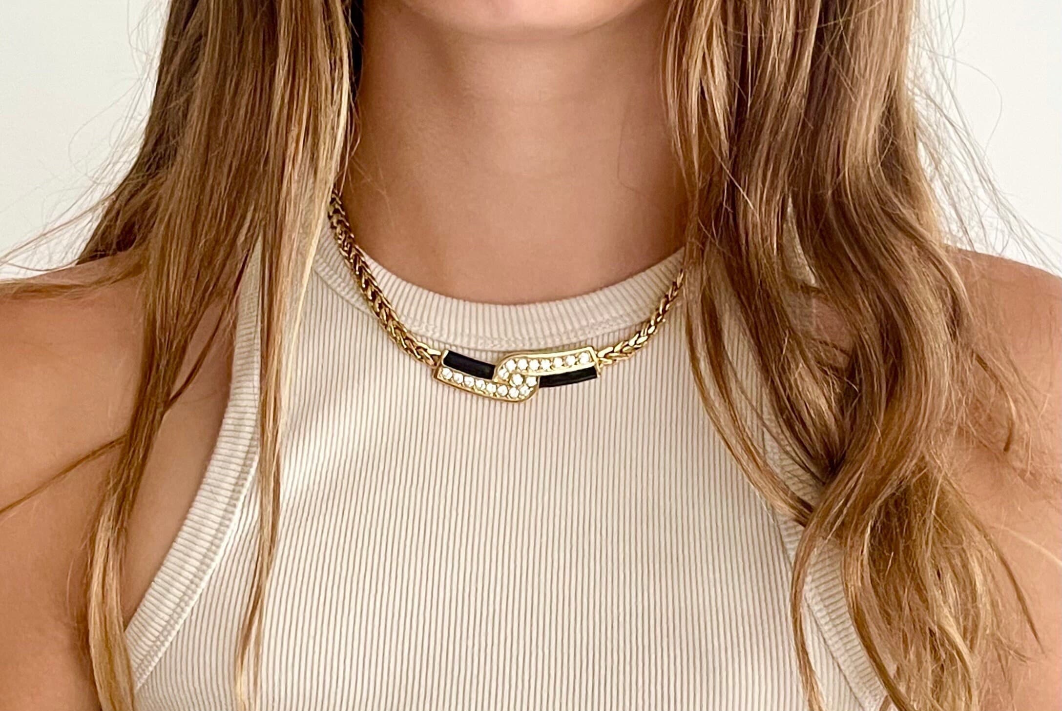 SOHI Women's Silver Chunky Crystal Choker Necklace Gold-plated Plated Alloy  Necklace Price in India - Buy SOHI Women's Silver Chunky Crystal Choker  Necklace Gold-plated Plated Alloy Necklace Online at Best Prices in
