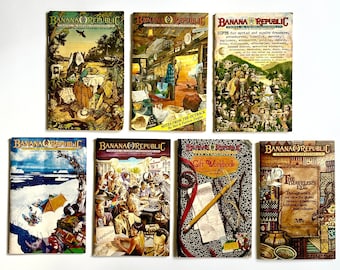 80er Jahre Banana Republic Katalog Vintage 1985 1986 1987 1988 Sammlerbekleidungskatalog Werbung