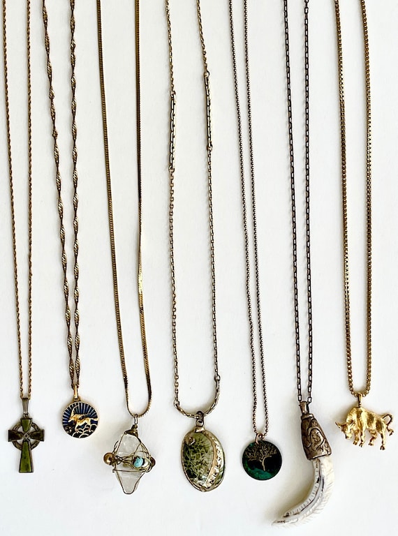 Pick One! Gold Costume Necklace Jewelry Gold Tone… - image 1