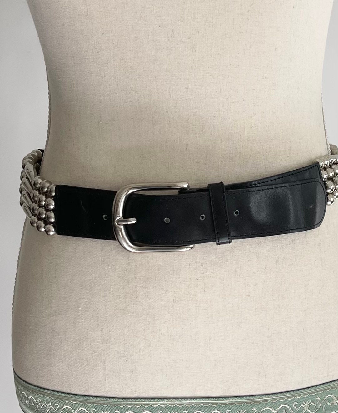 80s Express Beaded Belt Rock & Roll Rocker Style Vintage Express ...