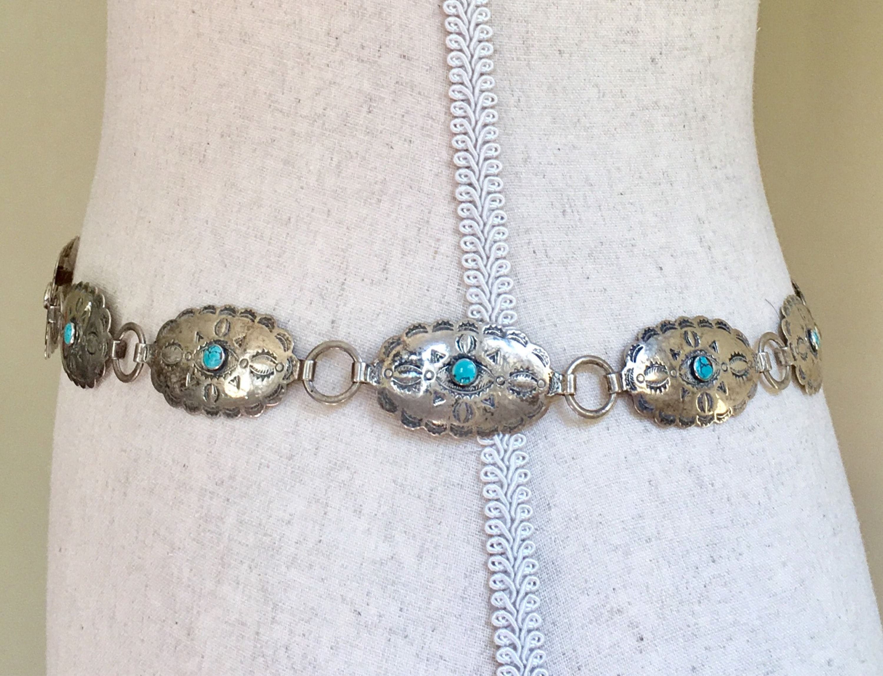 Reserved - DO NOT BUY Sterling Silver Turquoise Concho Belt plus other ...