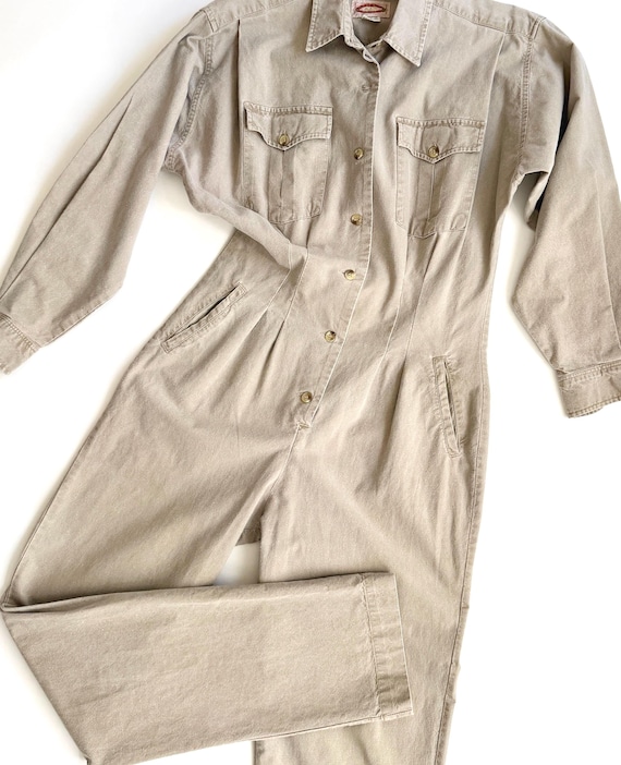 Vintage 80s Banana Republic Flightsuit Jumpsuit Coveralls Mill Valley California