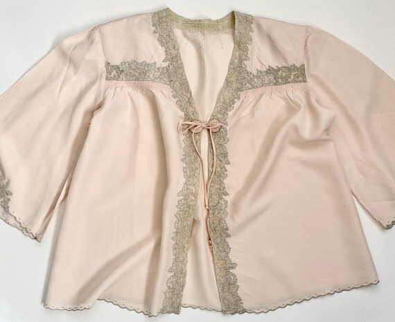 1900s Silk Bed Jacket