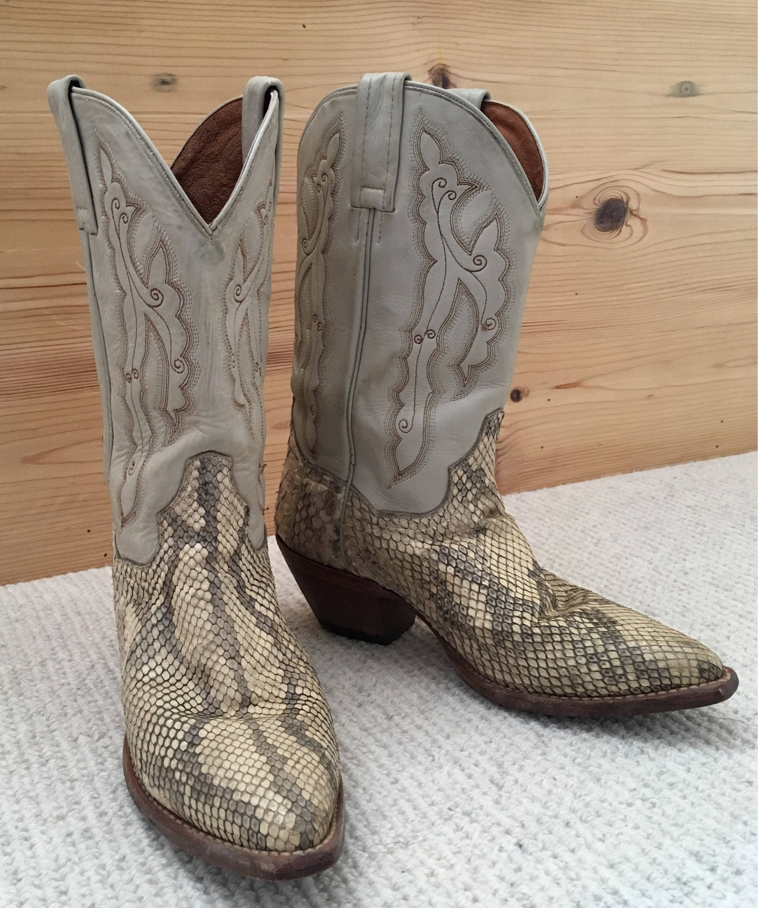 dan post snakeskin cowboy boots