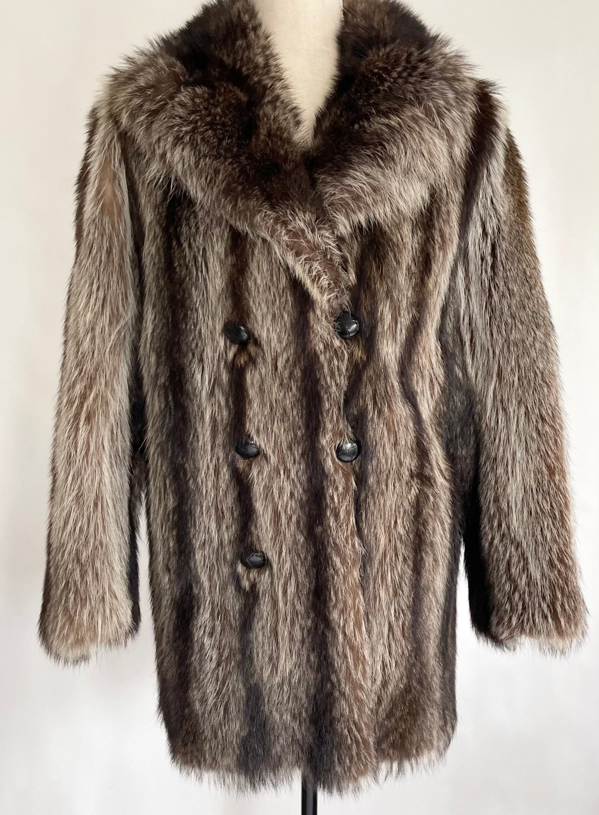 Luxurious Coyote Fur Coat Vintage Albert Furs Eastgate Plaza Women's ...