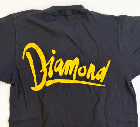 80s Neil Diamond Tshirt Vintage Screen Stars Black 1984 World Tour