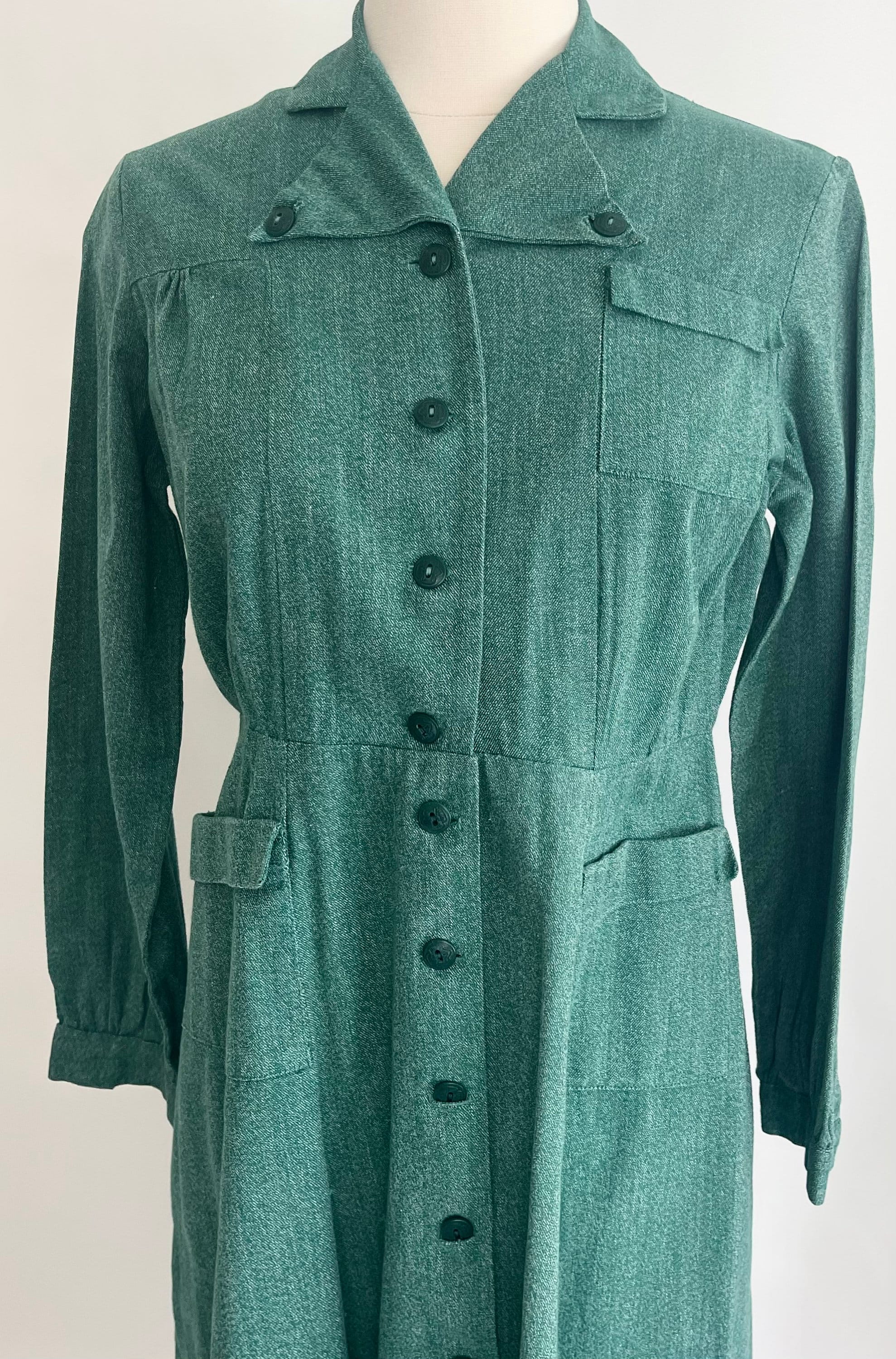 40s Girl Scout Dress Vintage National Equipment Service NYC Girl Scout