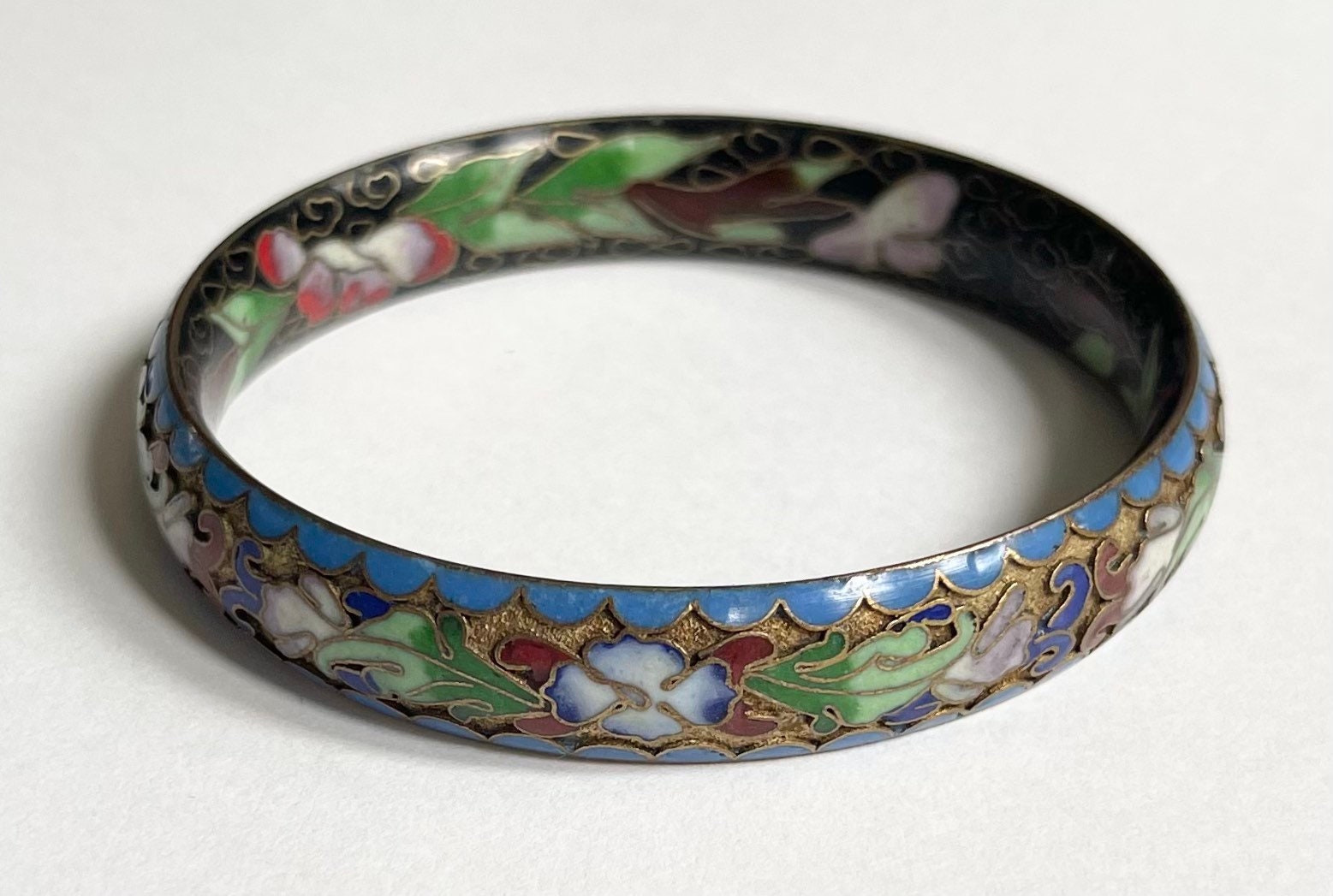 Chinese Flower Plague Bracelet main image 0