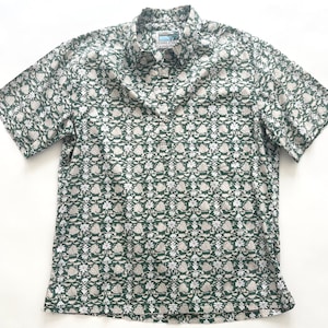 Vintage Floral Hawaiian Aloha Shirt: 80s Cooke Street, Men&#39;s L