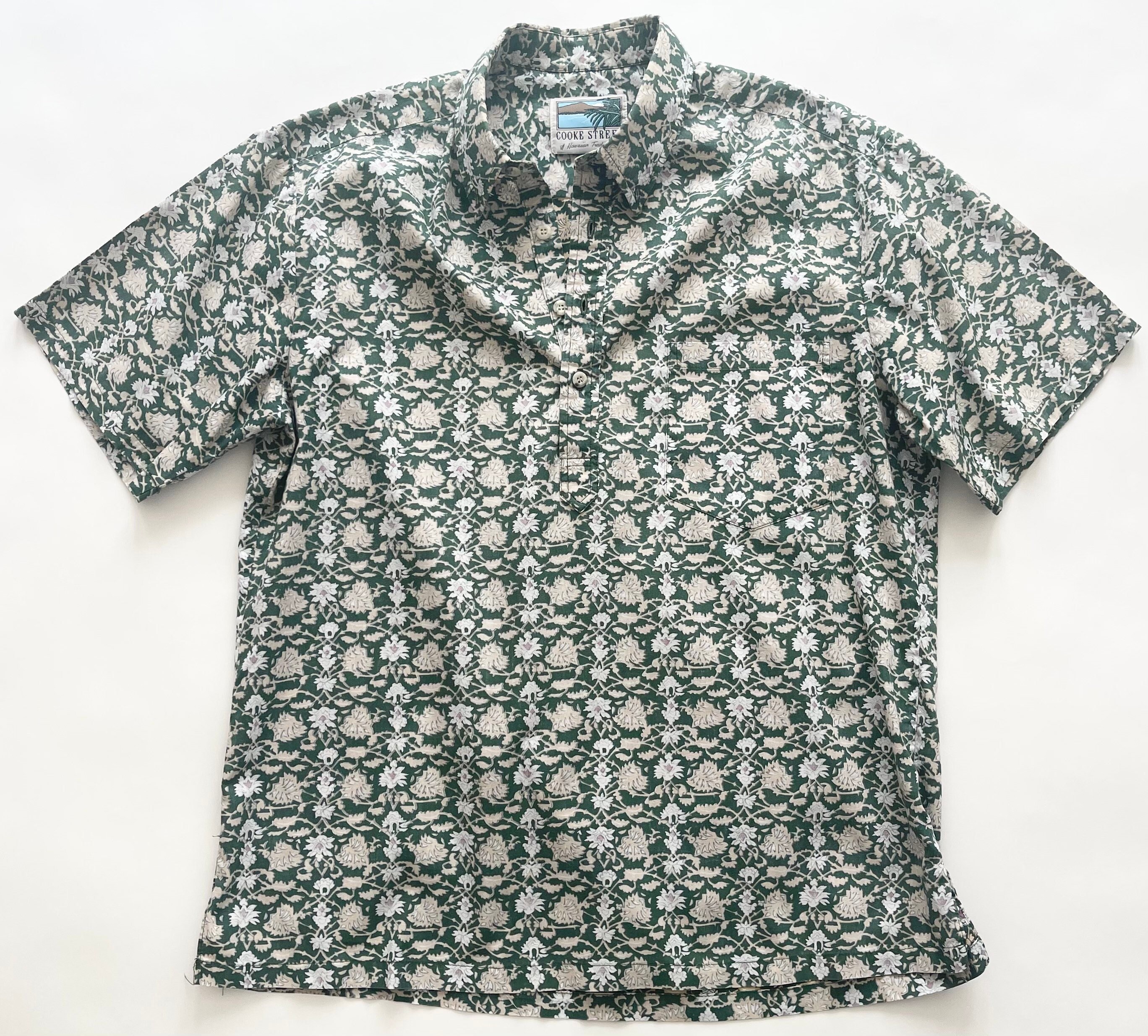 Vintage Hawaiian Aloha Shirt 80s Cooke Street Made in Hawaii Men's ...