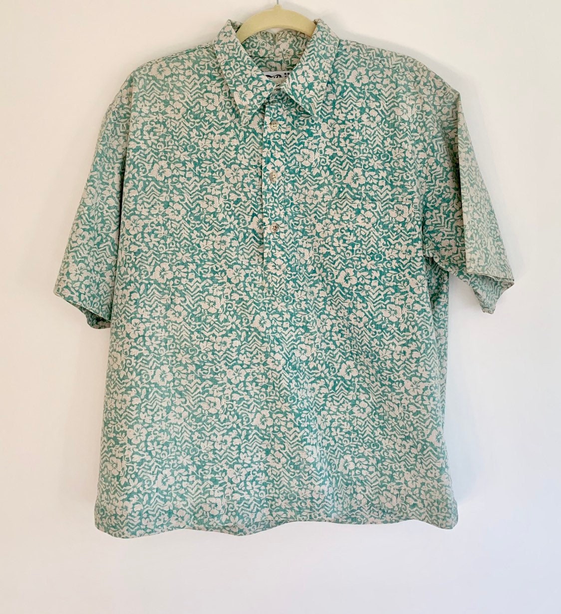 Hawaiian Shirt Aloha Tiki Vintage Tori Richard for Liberty House Faded ...