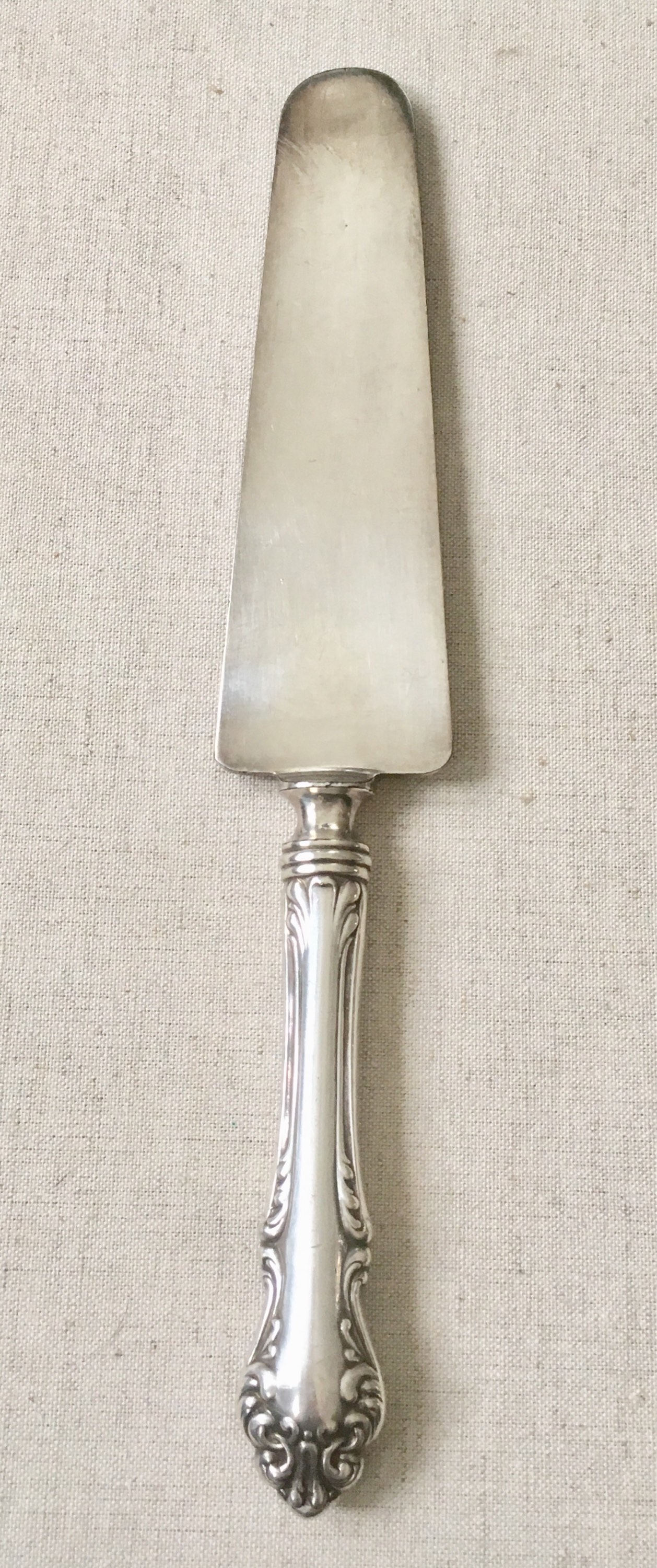 Wedding Cake Cutter Knife Server Vintage Silver Plate Antique Retro