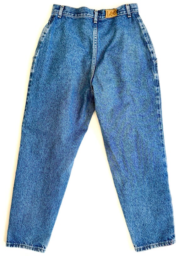 Vintage Lee Jeans 80s High Waist Medium Wash Denim - Etsy