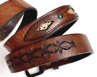 小物 Vintage Studs Pyson Leather Design Belt il_1080xN.5620667459_rsyv.jpg