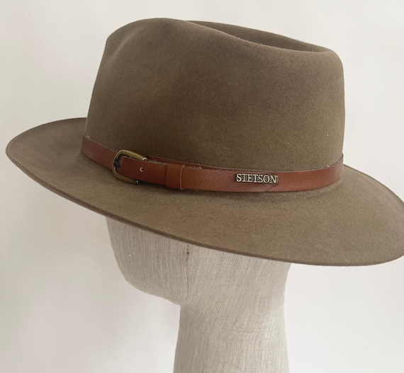 Stetson Cowboy Fedora Hat Vintage John 