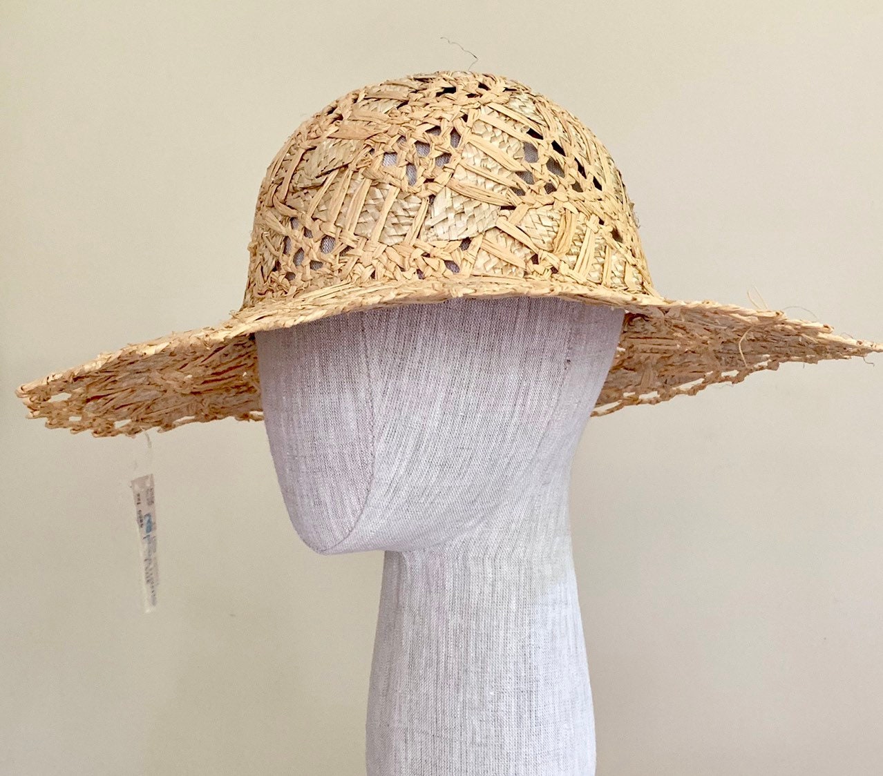 Italian Straw Sun Hat Vintage Mr. Emperor with Original Tags Made in ...