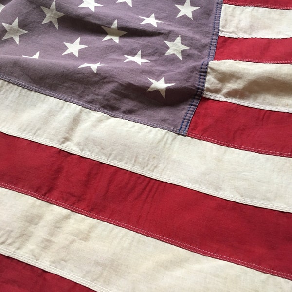 Faded Vintage American Flag