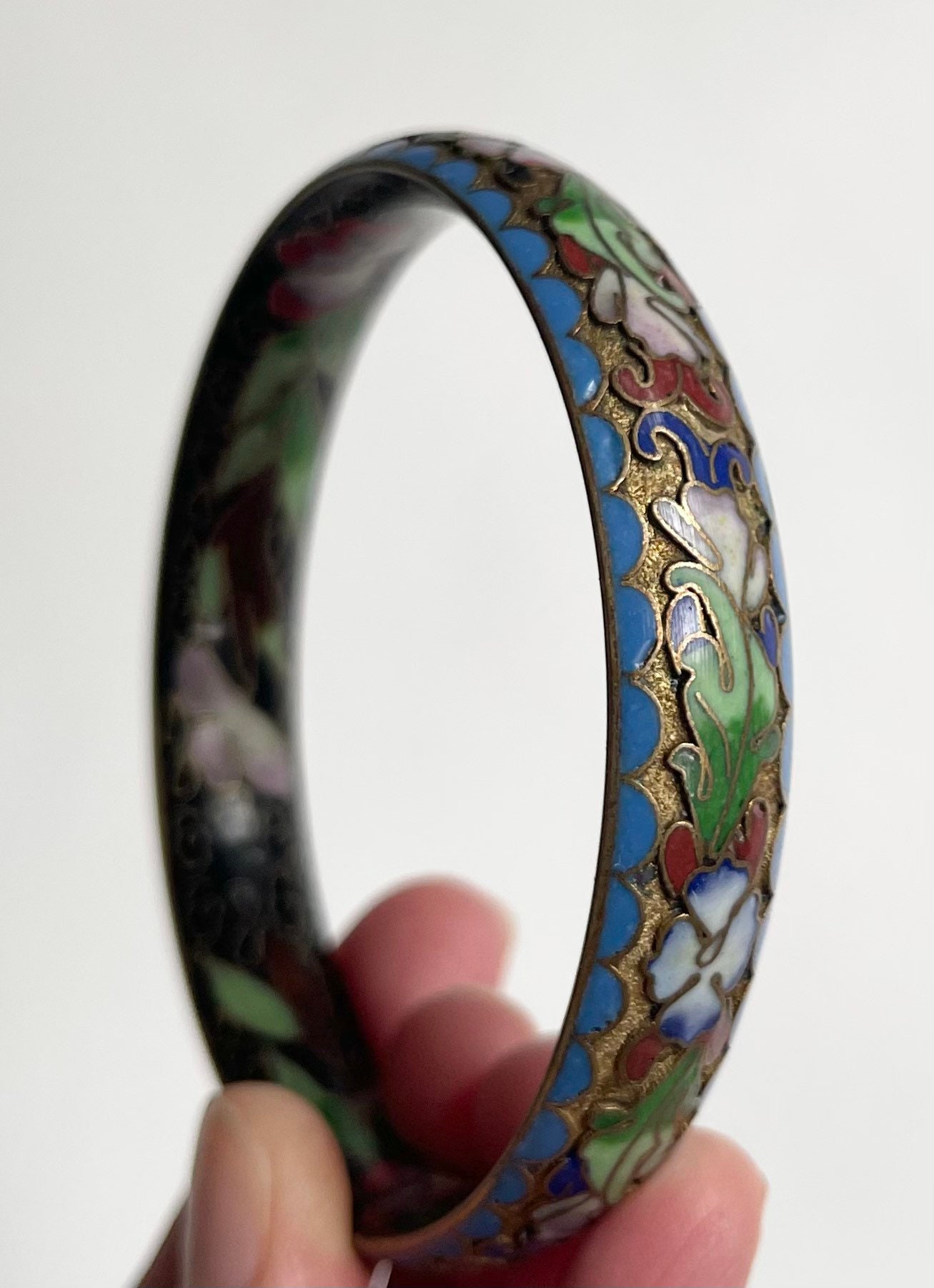 Chinese Flower Plague Bracelet main image 1