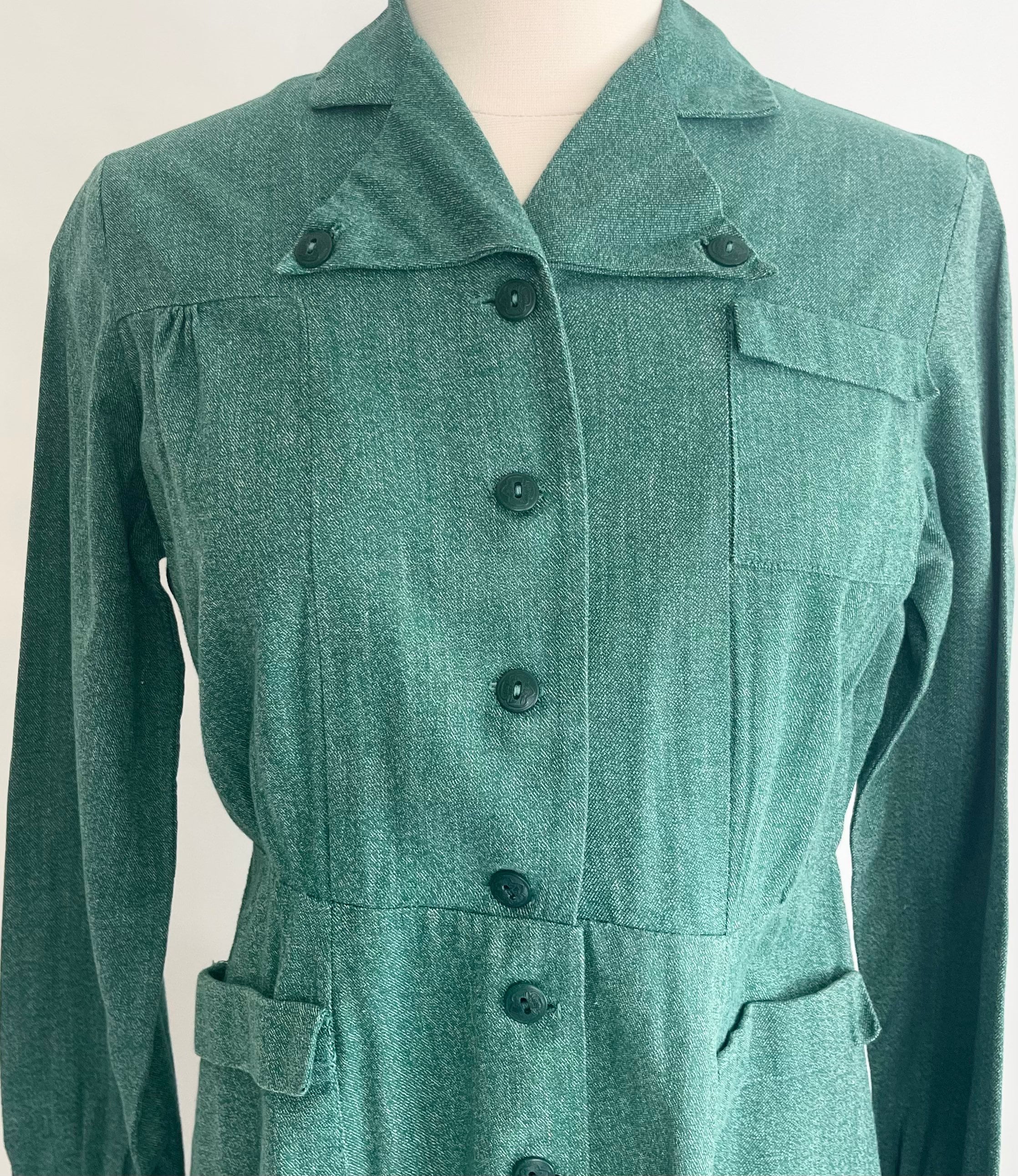 40s Girl Scout Dress Vintage National Equipment Service NYC Girl Scout