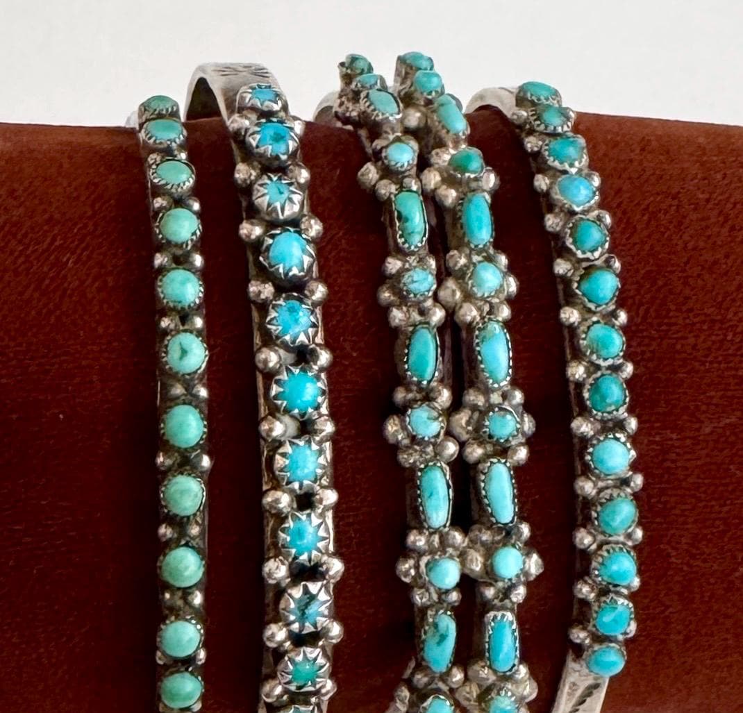 Vintage sterling turquoise bracelets - Etsy 日本