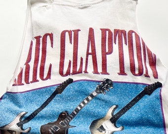 Canotta vintage anni '90 Eric Clapton Journeyman Tour 1990