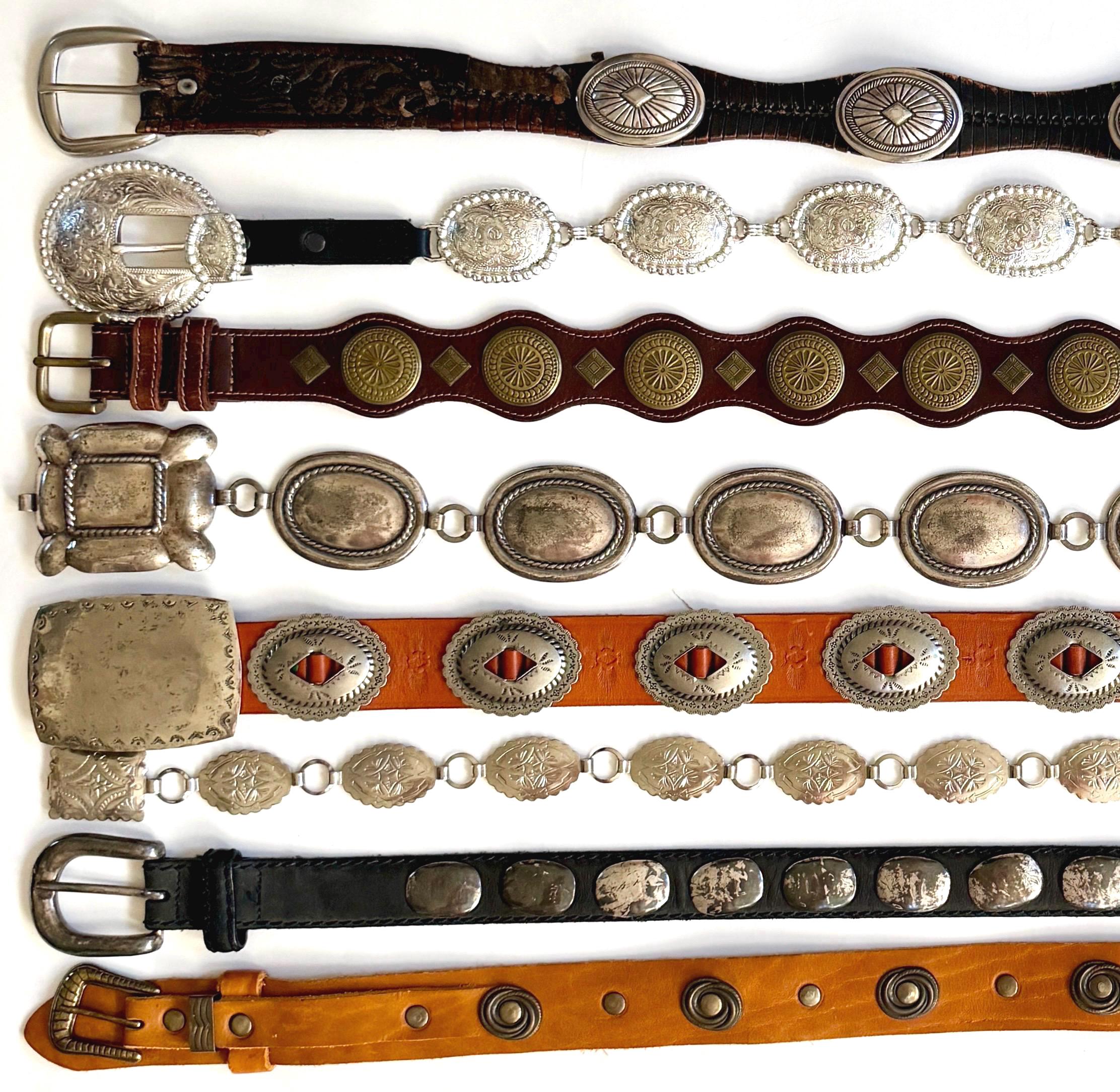 Vintage concho belt - Etsy 日本