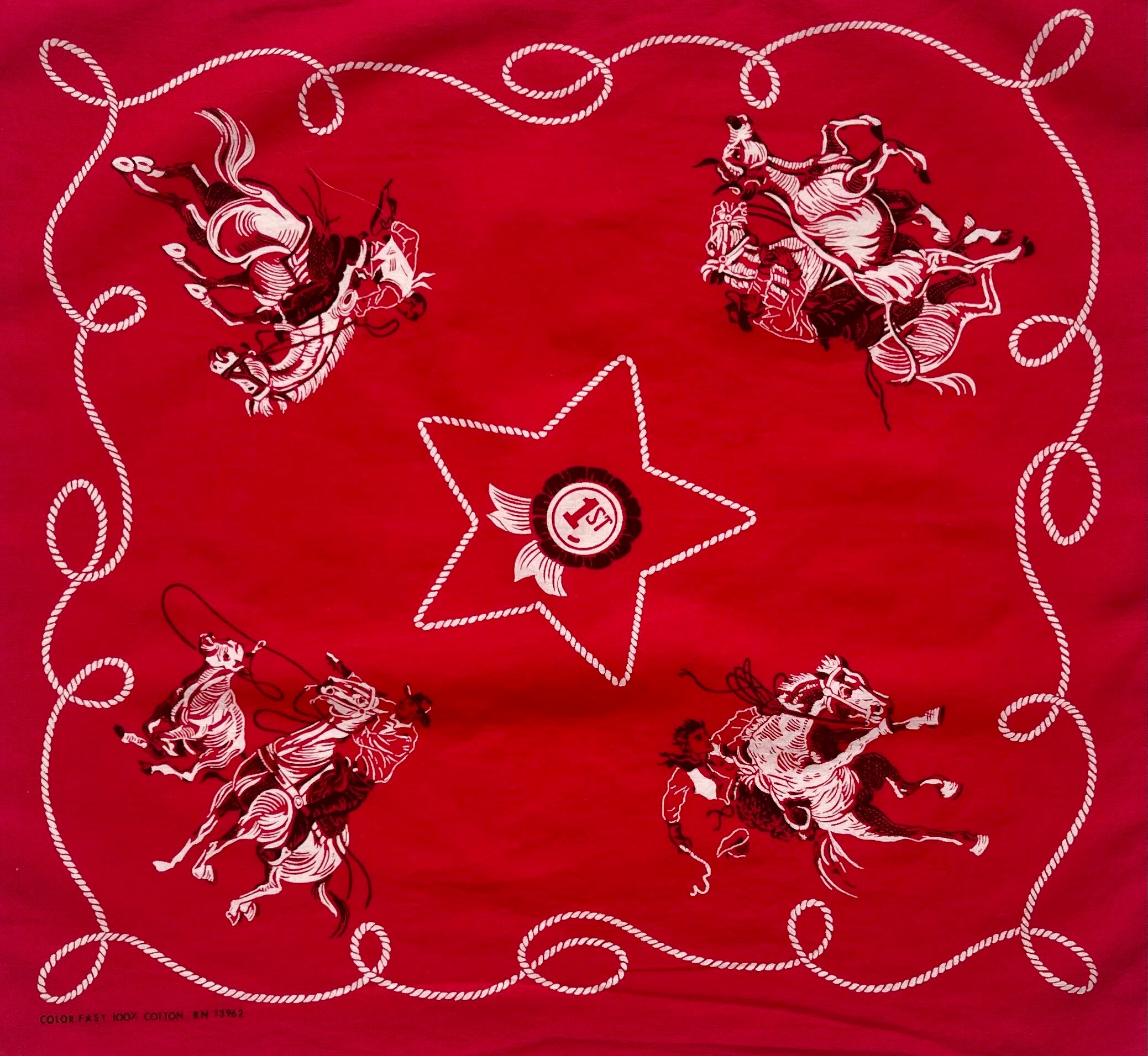 Rare Cowboy Print Bandana Collectible Vintage 50s 60s Color Fast Red White Western Ranch Lasso Rodeo Bandana - Etsy Rare Cowboy Print Bandana Collectible Vintage 50s 60s Color Fast Red White Western Ranch Lasso Rodeo Bandana - Etsy
