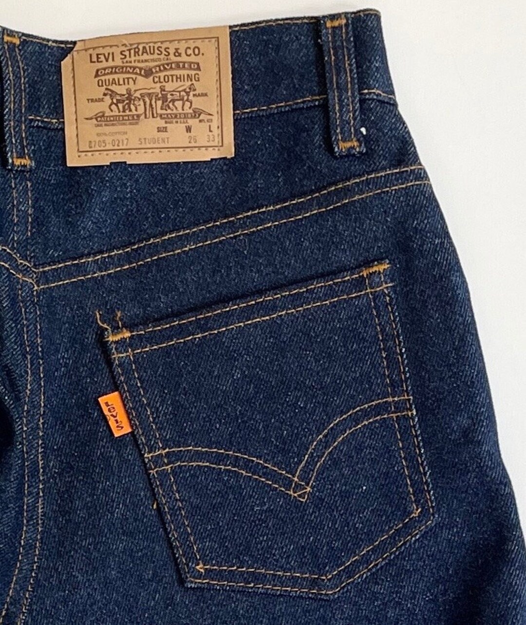 希少80s Vintage Levis 70502 0217 80s LEVI'S 70502-0217 2nd Denim Jacket L