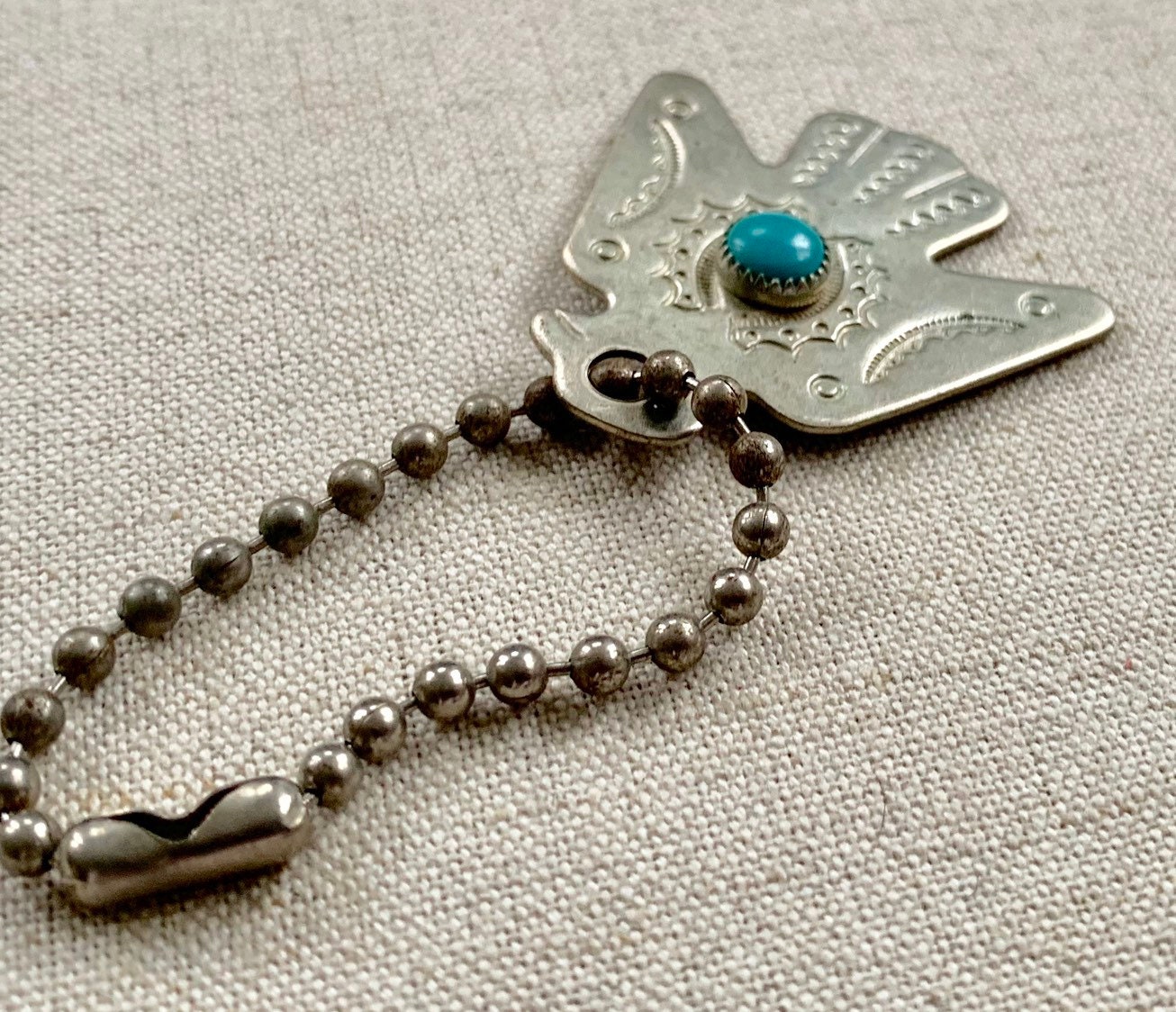 Vintage Thunderbird Keychain FOB Pendant Charm Vintage Fred Vintage Thunderbird Keychain FOB Pendant Charm Vintage Fred