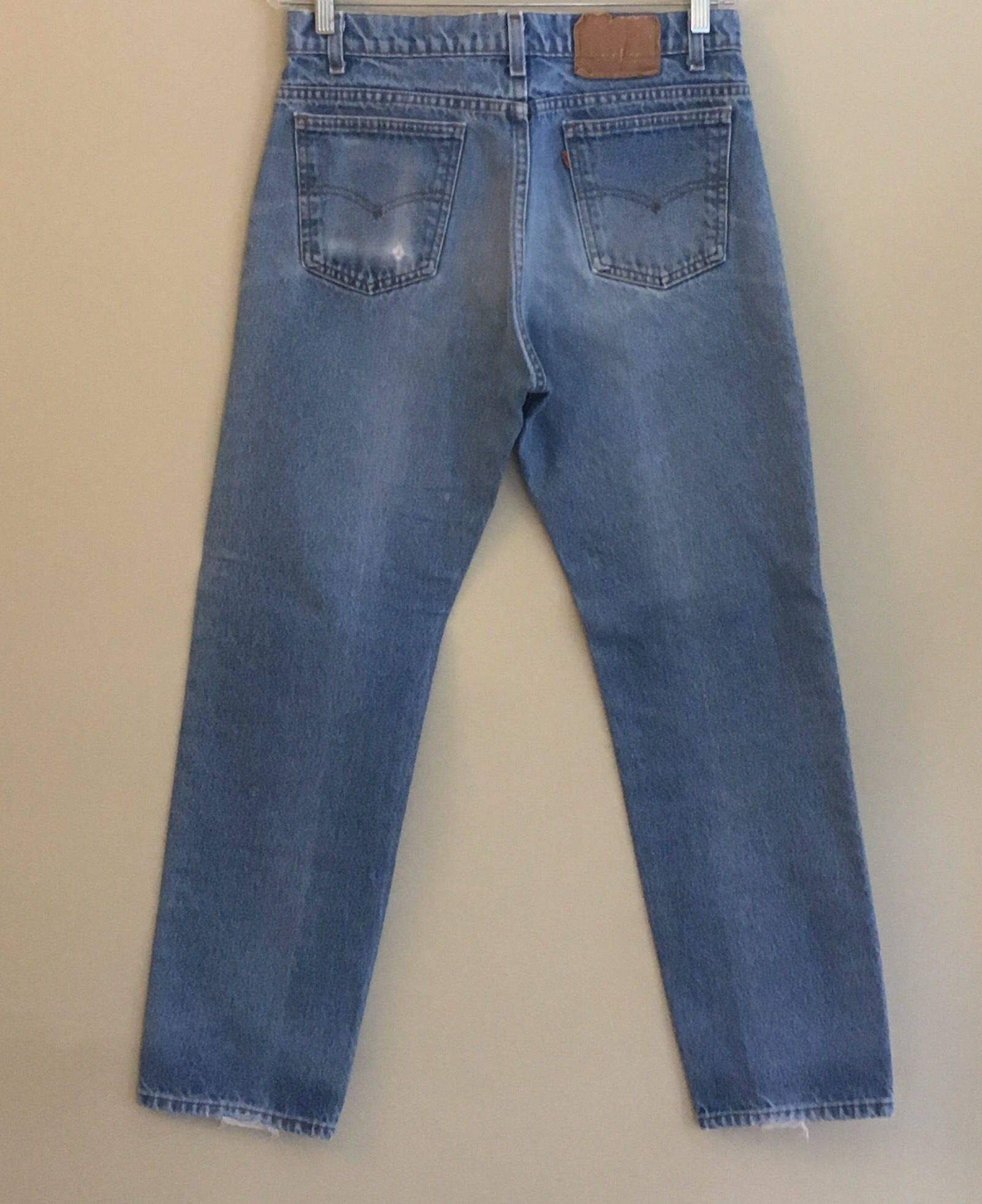 33x29 Vintage Levi's Jeans Orange Tab 501? Faded Men's Denim