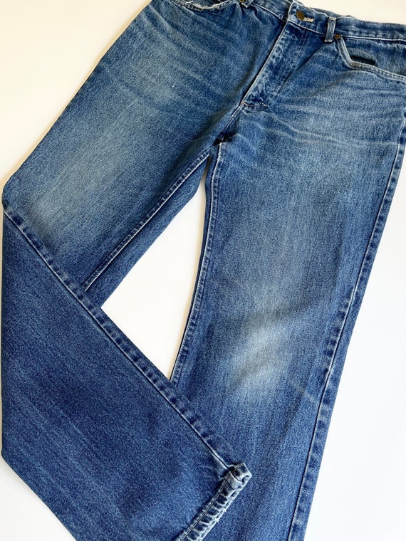 80s Lee Jeans 31 x 31 United Garment Workers of America UGWA Made in USA Mens Medium Wash Denim