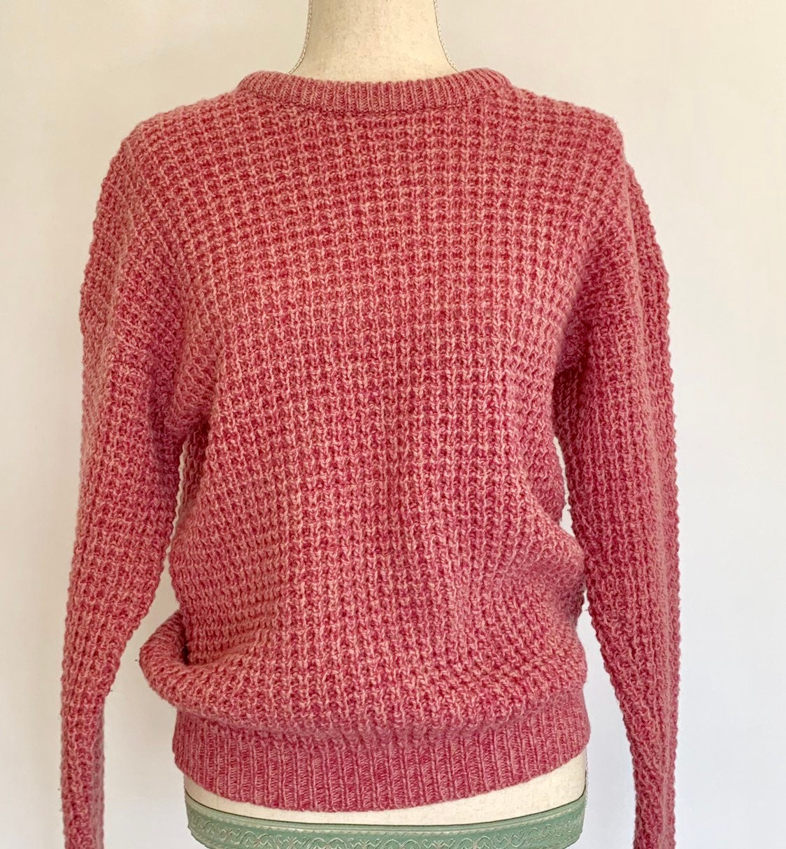 Pink Woolrich Wool Sweater Made in British Hong Kong Vintage Women's ...