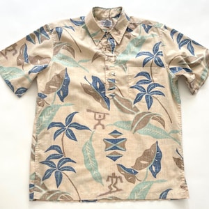 Vintage Reyn Spooner Shirt Hawaiian Aloha Shirt Aloha Shirt 80&#39;s 90&#39;s Men&#39;s Short Sleeve Summer Shirts Tropical Floral Tiki Island Style