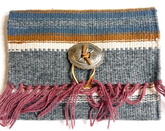 1940s Chimayo Purse With Wooden Handles - Etsy
