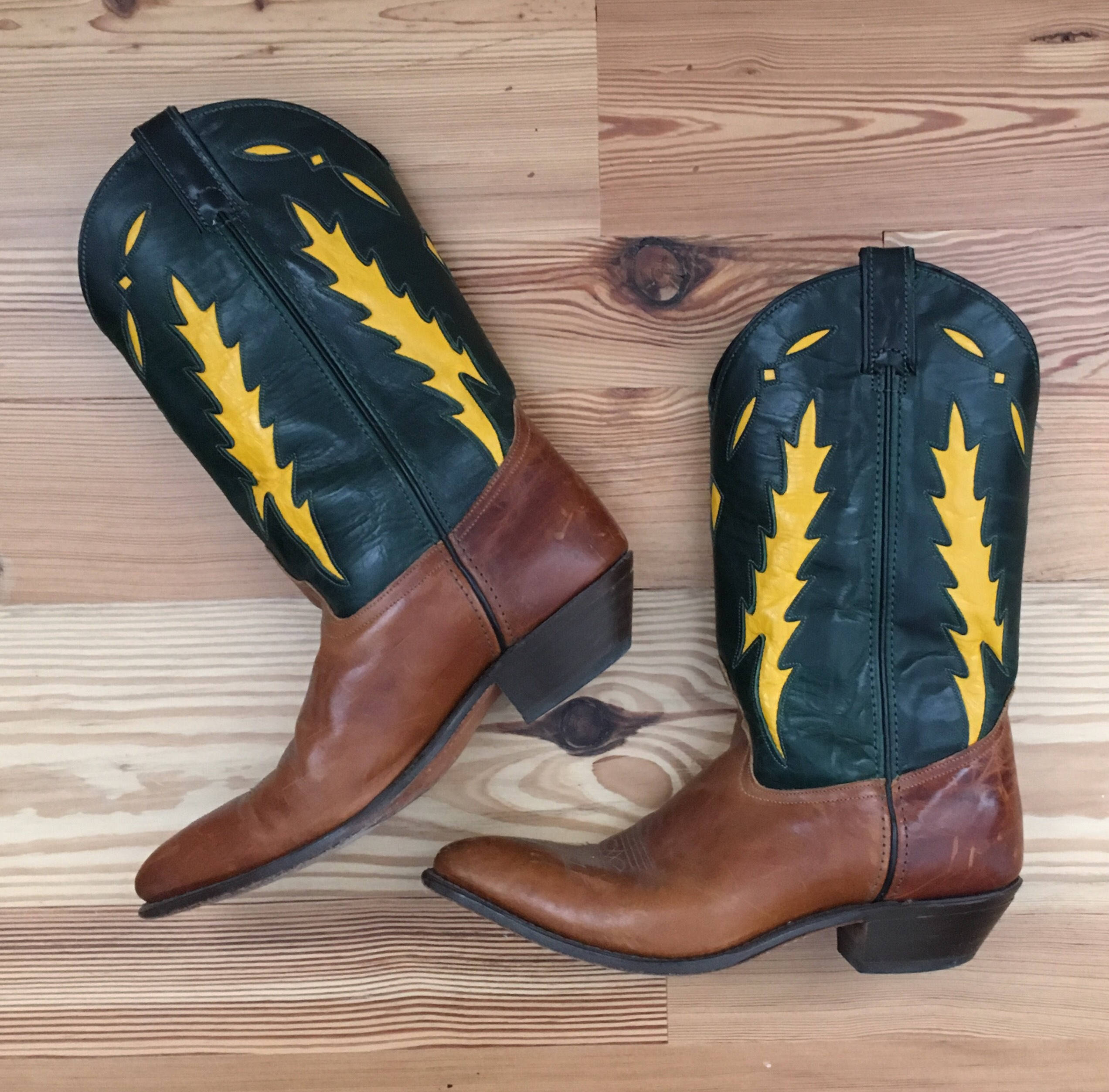 Western Cowboy Boots Cowgirl Vintage 