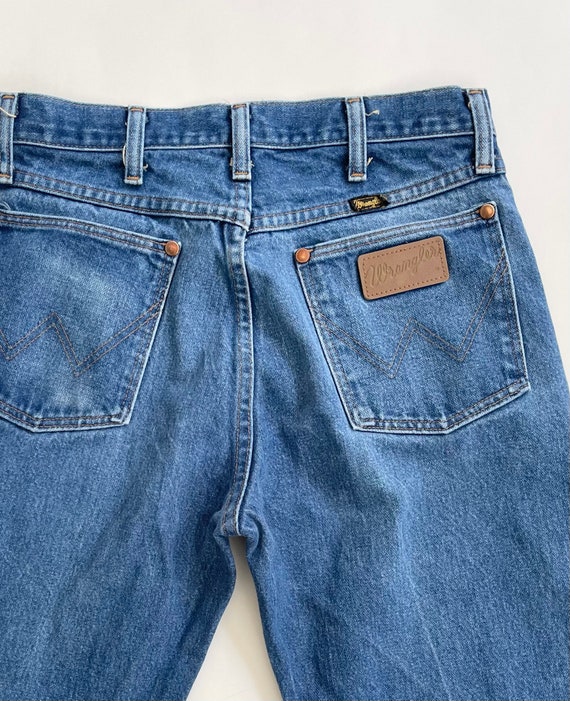 70s Wrangler Denim Jeans Pants Faded Medium Vintage Wash All - Etsy