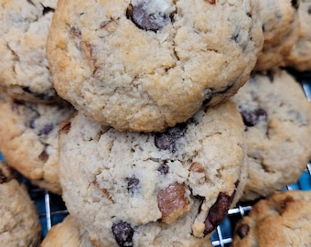 Biscuits Keto Cowboy sans sucre, Biscuits à faible teneur en glucides, Biscuits sans gluten, Biscuits pour diabétiques, Biscuits céto avec fruit de la moine