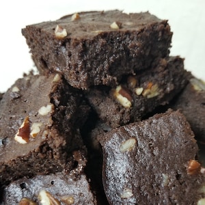 Keto Fudge Brownies, Sugar Free, Low Carb, Gluten Free, Diabetic, Ketogenic