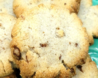 Biscuits Keto au beurre et aux pacanes : sans sucre, sans gluten, faibles en glucides