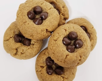 Biscuits Keto au beurre de cacahuète et aux pépites de chocolat : douceur sans gluten à faible teneur en glucides