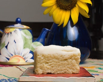 Gâteau crémeux au citron Keto, sans sucre, faible en glucides, sans gluten, diabétique