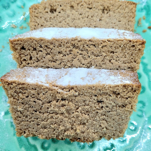 Keto Gingerbread Pound Cake, Sugar Free, Low Carb, Gluten Free, Diabetic