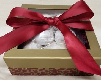 Keto Pecan Snowball Cookie Gift Box, Sugar Free, Low Carb, Gluten Free, Diabetic, Keto Pecan Cookies