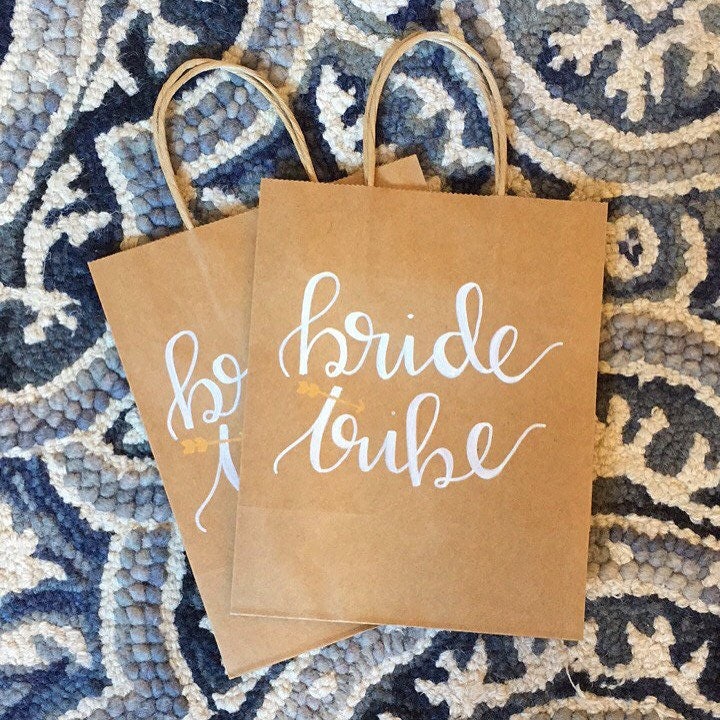 Custom gift bags Bridal Shower Gift Bags Bachelorette Etsy