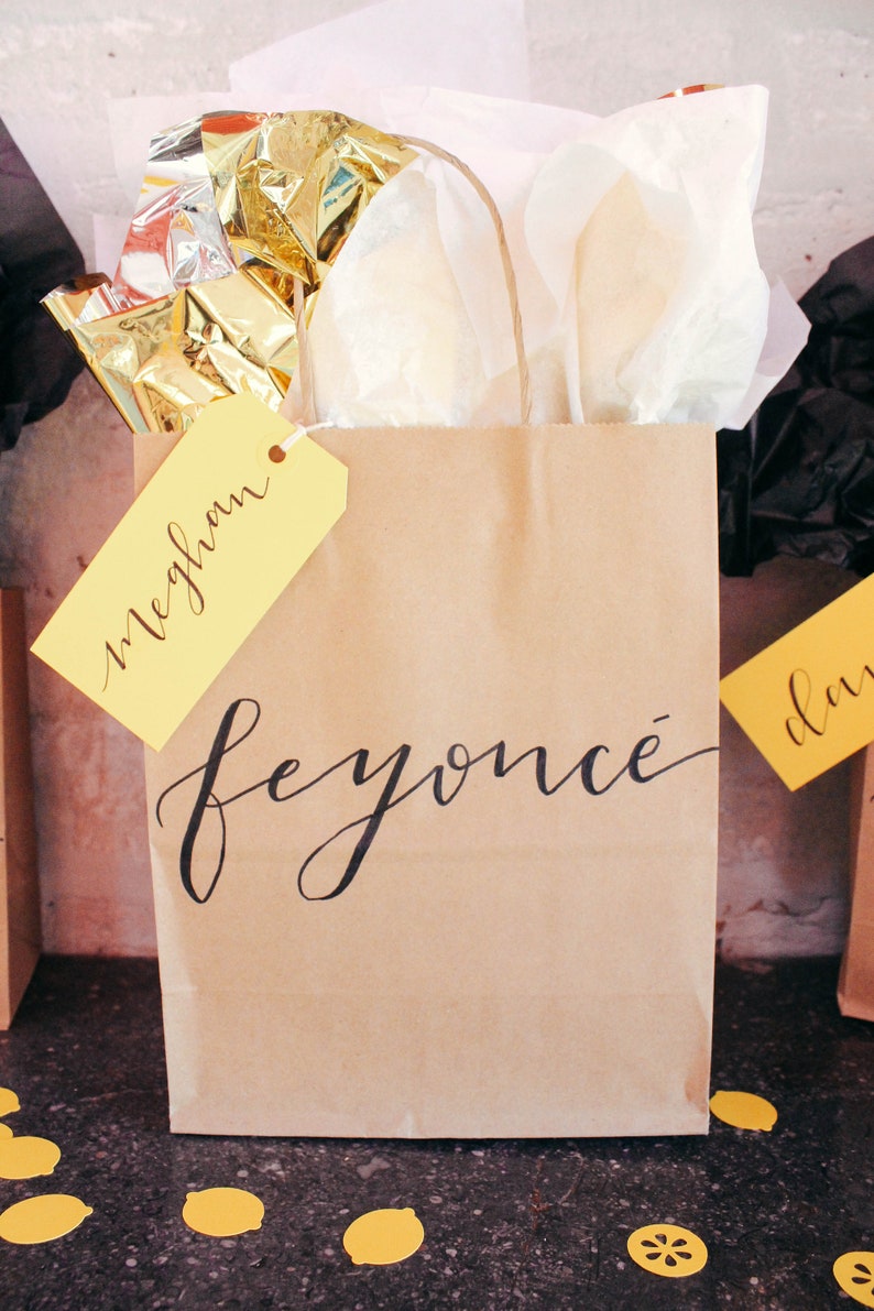 Bachelorette Gift Bags Bachelorette Party Bags Beyonce Etsy