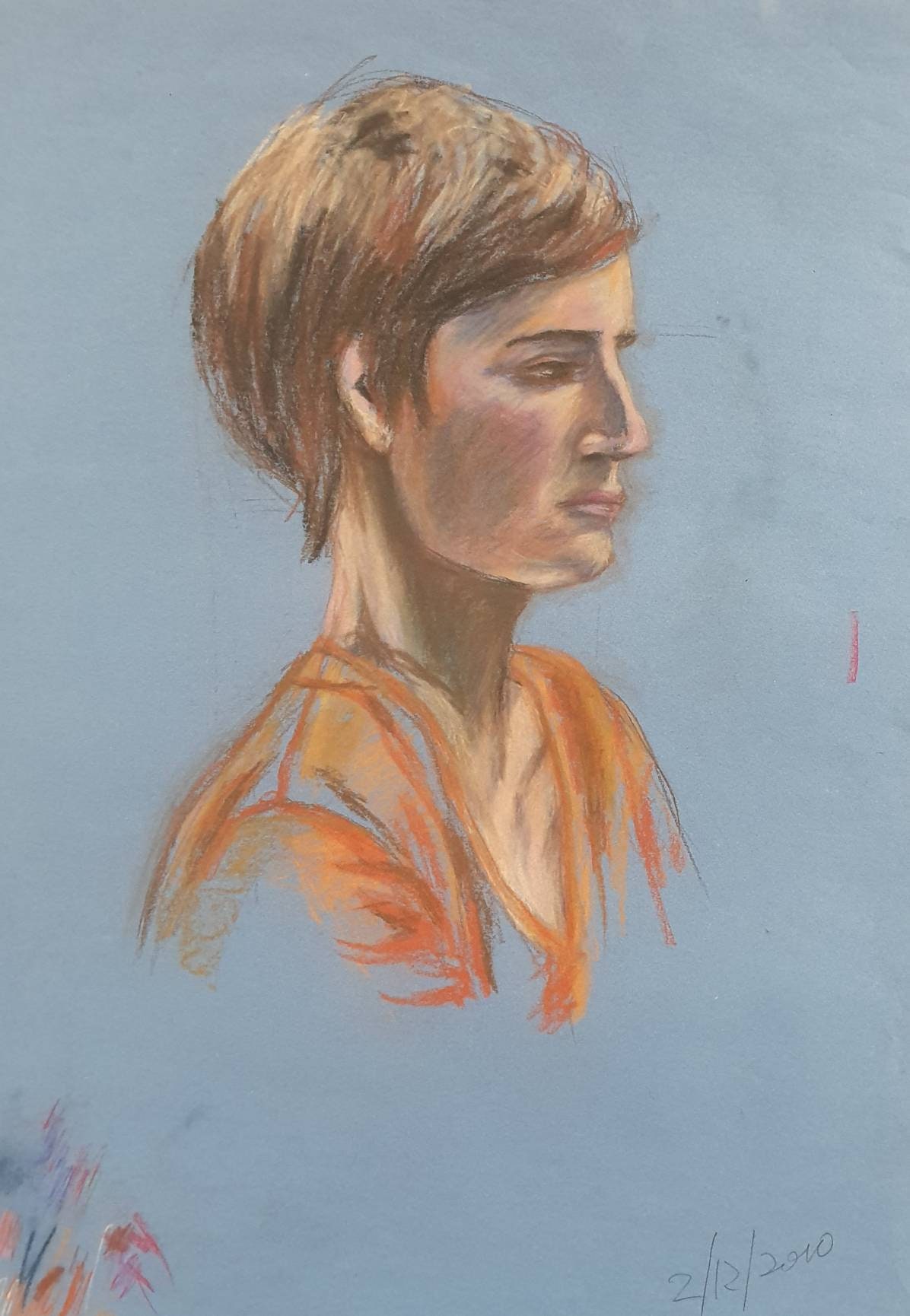 Conte Crayon Drawings