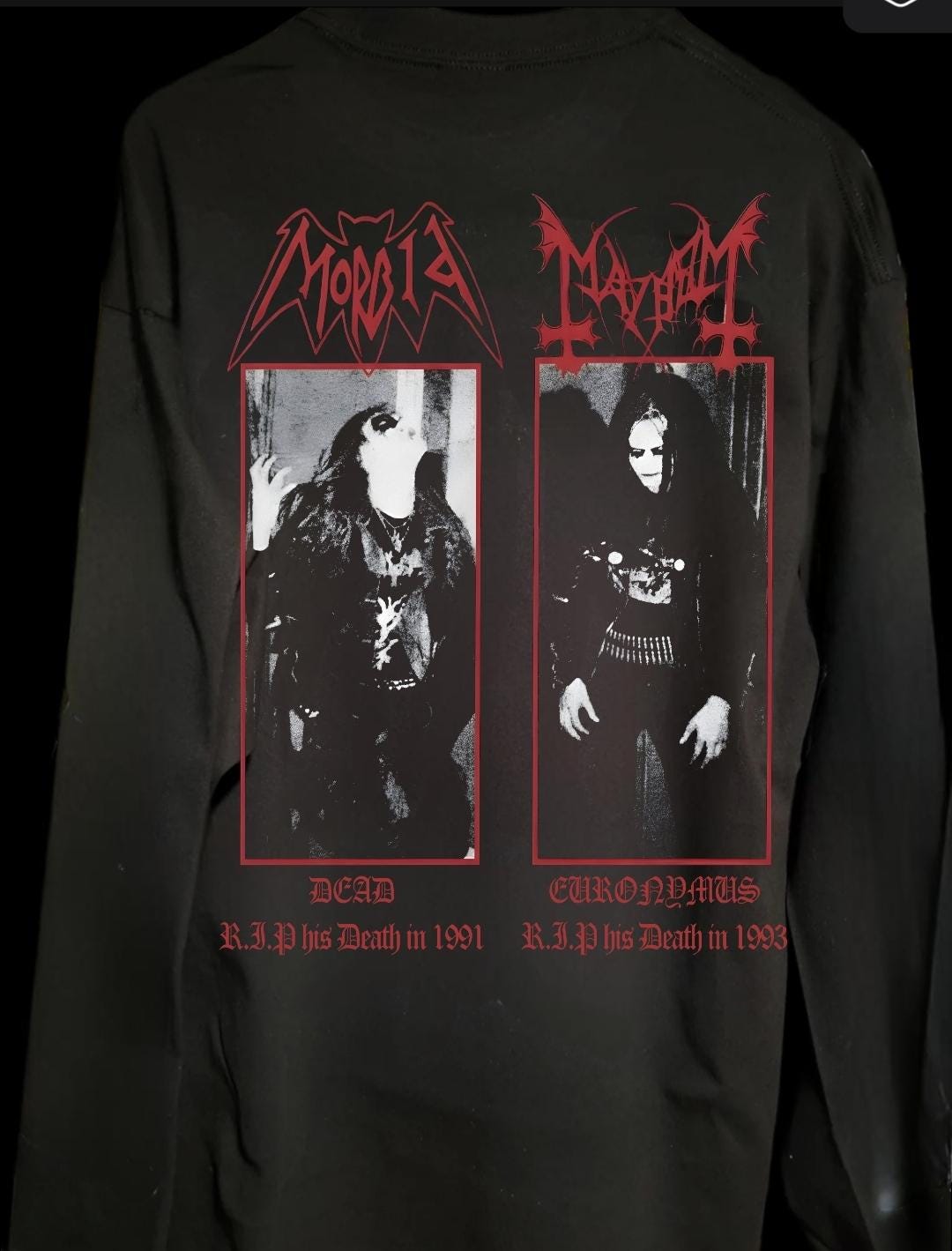 mayhem✕morbid シャツ XL black l burzum MAYHEM MORBID 