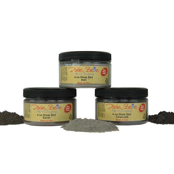 Dixie Belle Dirt, Choice of Ash, Charcoal or Earth, 4oz,