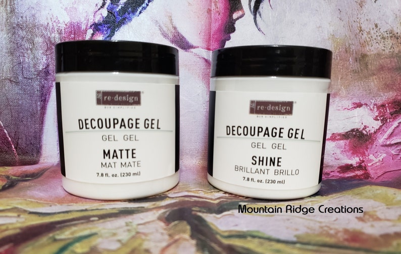 Redesign With Prima Decoupage Gel Choice of Matte or Shine Etsy